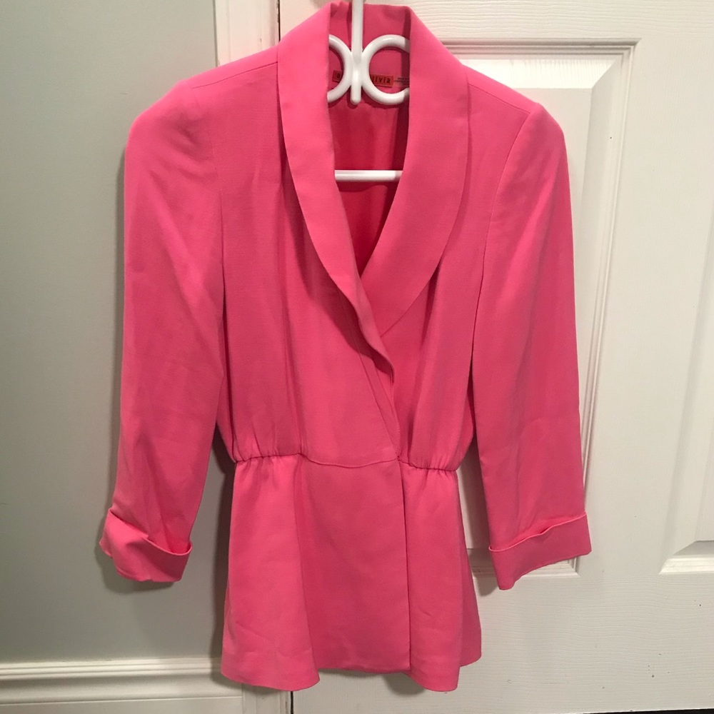 Alice and Olivia fuchsia blazer